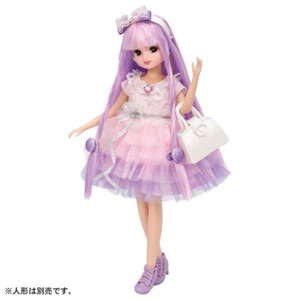 Vestido TAKARA TOMY Licca-chan Rika Lica Niji Kyun Curl (rosa) (solo vestido) - Imagen 1 de 3
