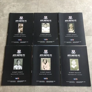 Ayr United Programmes x 6 2008/09 (see List) - Picture 1 of 1