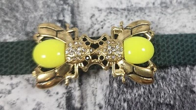 Pulsera Stella And Dot Keep Collective Buzz Emoción Joyería Oro Dije Deslizante Foto 1 de 4