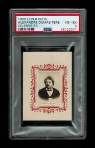 PSA 4 ALEXANDRE DUMAS 1900 Lever Brothers Soap Company Card HIGHEST EVER GRADED - Picture 1 of 2