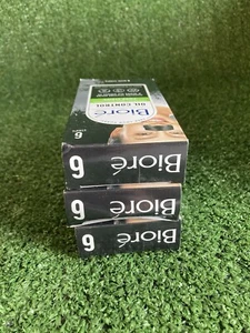Biore Oil Control Charcoal Deep Cleansing Pore Strips-6 Nose Strips 3 pack - Picture 1 of 6
