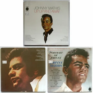 3 NEW SEALED JOHNNY MATHIS Ltd. Ed. LPs Up Up & Away Close to You Portrait of Jo - Picture 1 of 7