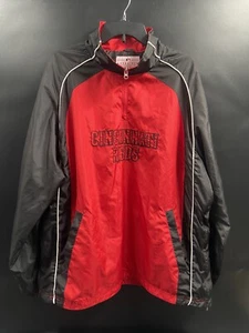 Vtg G-lll Cincinnati Reds 1/4 Zip Windbreaker Genuine Merchandise Men’s Size XL - Picture 1 of 8
