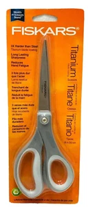 fiskars titanium blade coating 8" scissors scuffed packaging - Picture 1 of 1