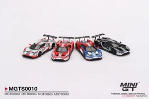 Ford GT LMGTE Pro 2019 24 Stunden Le Mans 4 Auto Set 1:64 Mini GT MGTS0010 - Bild 1 von 8