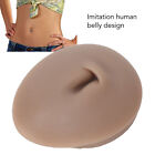 (Dark Skin Color)Belly Part Model Silicone 3D Acupuncture Soft Navel Model