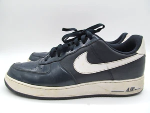 NIKE Air Force 1 ‘07 Midnight Navy Blue Patent Leather SIZE 13 ~ 315122-410 - Picture 1 of 9