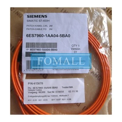 1Pcs New for Siemens S7-400 2M fiber optic connection cable 6ES7960-1AA04-5BA0 - Image 1 of 2