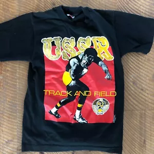 Camiseta vintage 1989 U.S.S.R. Rusia pista y campo etiqueta talla pequeña puntada única - Imagen 1 de 8