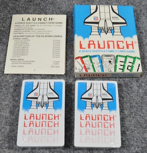 Vintage New LAUNCH Space Shuttle Card Game - Signed by Creator - Made in USA - Bild 1 von 4