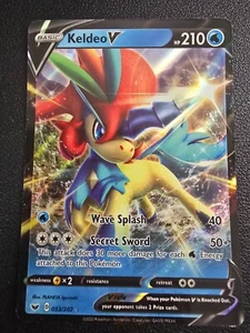 Keldeo V 053/202 Swsh01: Sword & Shield Holo - Picture 1 of 4