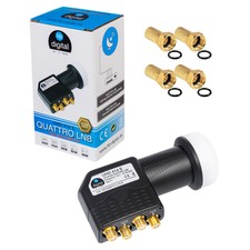 Quatro QUATTRO 0,1dB LNB für Multischalter LMB LNC LBN FULL HD TV HD+ 3D Sky 4K