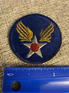 Parche de la Fuerza Aérea del Ejército de los Estados Unidos Segunda Guerra Mundial Variación del Cuerpo Aéreo INV8978 - Imagen 1 de 3