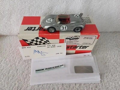 Coche Tim Dyke MPH Modelos Resina 1/43 Porsche 718 RSK Le Mans 1958 Edición Limitada Foto 1 de 4