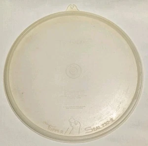 Vintage TUPPERWARE großer runder Deckel 230-2 klare Ersatzmaße in Bildern - Bild 1 von 4