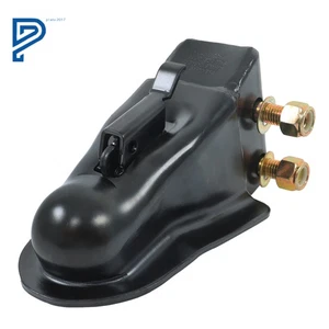 Channel-Mount Adjustable Cast Trailer Coupler, 2-5/16-Inch Hitch Ball 14000 lbs - Picture 1 of 24