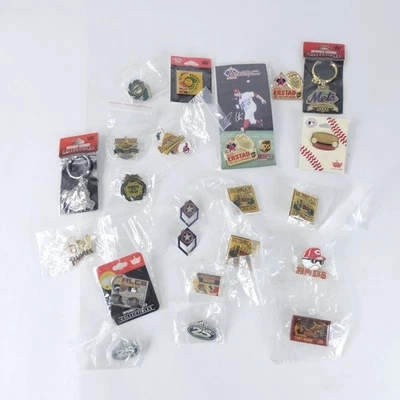 Vintage New York Mets Padres Dodgers Reds Hat Pin Lot World Series All Star MLB - Image 1 of 4