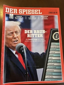 DER SPIEGEL Magazine  No. 15,  04/05/2025  DER RAUBRITTER - THE ROBBER KNIGHT - Picture 1 of 8
