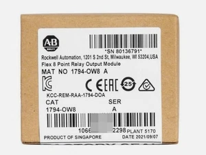 Nuevo módulo de salida de relé de 8 puntos Allen Bradley 1794-OW8 SER A Flex sellado 1794OW8 - Imagen 1 de 4