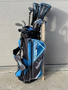 Tour Edge Golf Varsity Bazooka 370 Teen Set Of 8 Clubs & Bag Left Handed - Picture 1 of 22