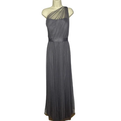Bill Levkoff 1168 Long Bridesmaid One Shoulder Gown Dress Women's Size 16 New  - Image 1 of 4
