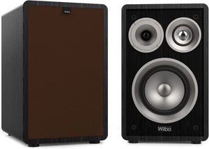 Wiibo Vintage 6 Black - Diffusori Da Scaffale Hifi - Potenza 100W - Diffusori a  - Foto 1 di 12