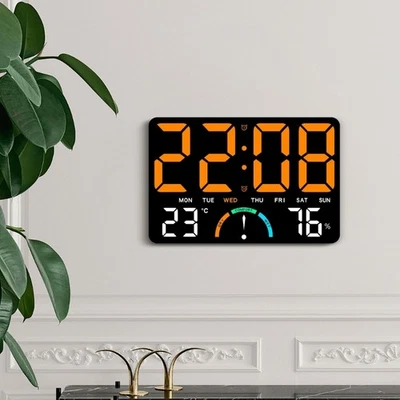 Digital Weather Stations Clock With Temperature Trend Indicator Humidity Meter - Image 1 of 4