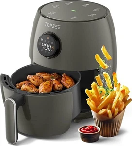 Small Compact Air Fryer 2.1QT 4-in-1 Small Mini Airfryer Bake Roast Reheat - Picture 1 of 7