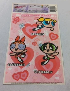 The Powerpuff Girls statisch klammernde Fensterdekorationen neu aus altem Lagerbestand Cartoon Network 2000 - Bild 1 von 6