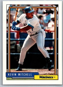 1992 Topps Traded #74T Kevin Mitchell Seattle Mariners - Picture 1 of 2