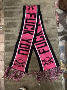 Sourpuss Clothing-Winter Scarf-F*** YOU-NWOT - Picture 1 of 1