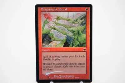 MTG Brightstone Ritual- Onslaught- Common- Very LP- FOIL - Image 1 of 3