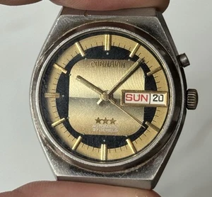 RARO Raketa Vintage Años 70 Soviético CORNAVIN 27 Joyas Automático, cal. 2427 - Imagen 1 de 9