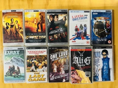 Lot Of 10 UMD Movies For PSP Sahara Coach Carter Shortsplay Last Game 0434 Foto 1 de 4