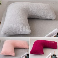 teddy bear fleece v pillow