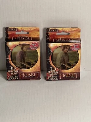 THE HOBBIT 3D Playing Cards Deck in Collectible Tin An Unexpected Journey - Image 1 of 4