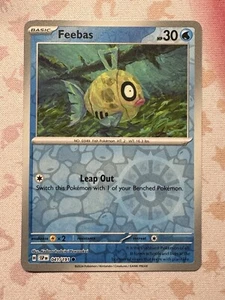Pokémon TCG Feebas 041/191 Sv08: Surging Sparks Reverse Holo - Picture 1 of 1