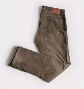 Gant Chip Brown Corduroy Narrow Fit Tapered Leg Chinos W36 L32 - Picture 1 of 5