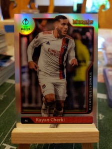 2021-22 Topps Merlin Chrome Ryan Cherki Refractor #59 Olympique