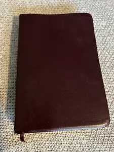 Zondervan NIV Study Bible Leather Brown Cover EUC Preowned Condition - Picture 1 of 7