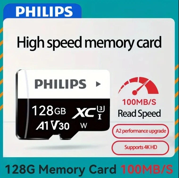 PHILIPS Memory Card SD 128GB - Image 1 of 1