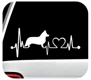 Cárdigan galés Corgi pegatina calcomanía latido del corazón para camioneta SUV Corgi Butts K1055 - Imagen 1 de 5