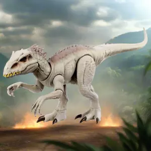 Jurassic World Camouflage 'N Battle Indominus Rex Actionfigur Dino Trackers - Picture 1 of 24