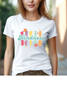 Retro Kindness T-Shirt | 70s Vintage Style Graphic Tee | Positive Message - Picture 1 of 23