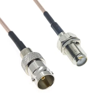 RG179 F Female to BNC Female Connector 75ohm Plug Video HD-SDI RF Coaxial Cable - Picture 1 of 4
