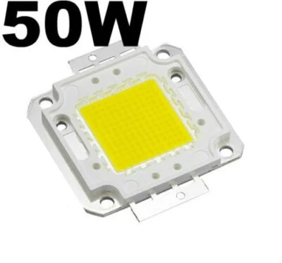 50W Chip Led COB 50W 32 - 34V DC/AC BIANCO FREDDO/CALDO  Ricambio Faro  - Immagine 1 di 2