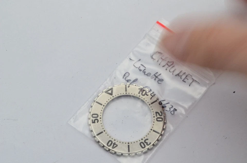 Chaumet Lunette Bezel Per Chrono 624-6638 Vintage - Immagine 1 di 1