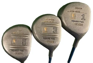 Square Two XGR Mid-Size Wood Set 1W, 3W, 5W Petite Ladies Graphite RH Nice Grips - Picture 1 of 13