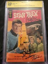 Star Trek #1 - Comic book (Gold Key, 1967) CBCS 3x Signatures