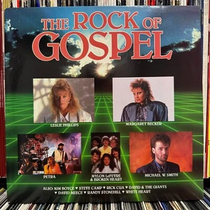 THE ROCK OF GOSPEL (VINYL LP) 1987!!! RARE!!! MICHAEL W. SMITH + WHITE HEART - Picture 1 of 4